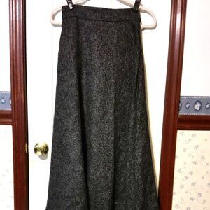 Choies Women's High Waist A-line Flared Long Skirt Winter Fall Midi Skirt, sz Sm